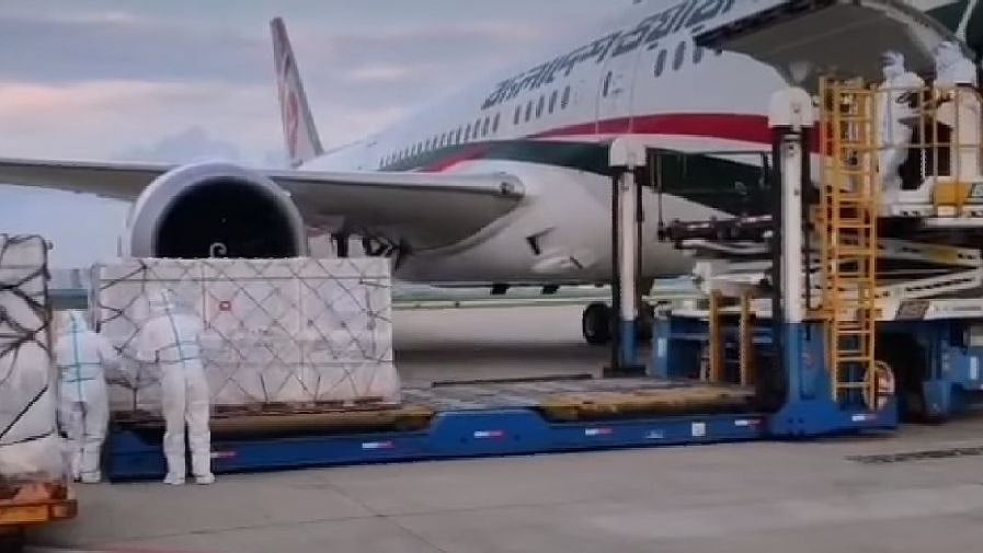 Screengrab of a video posted by Hualong Yan in his Facebook account