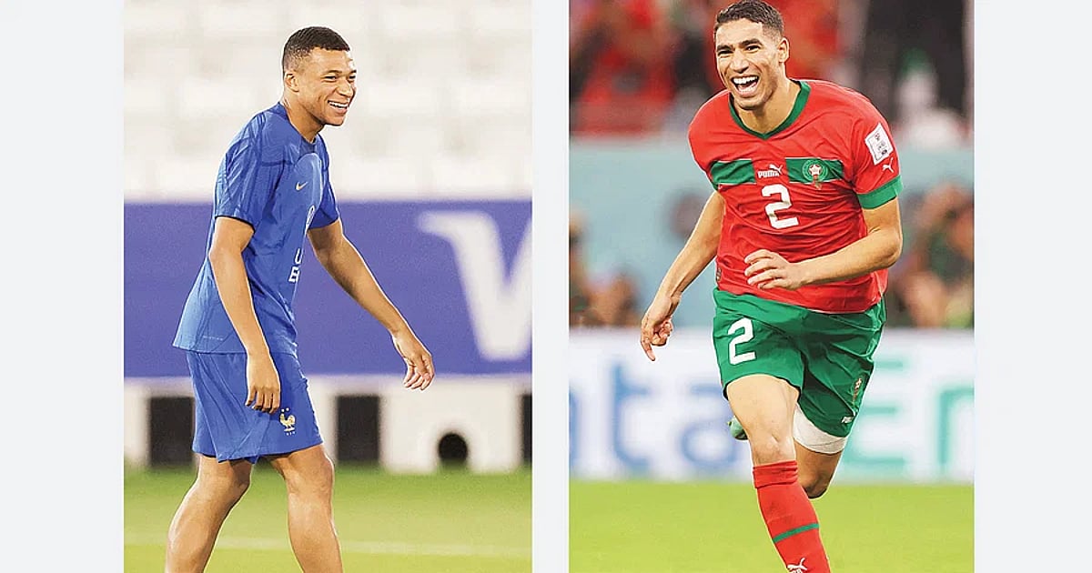 No friendship tonight: Mbappe and Hakimi go head-to-head