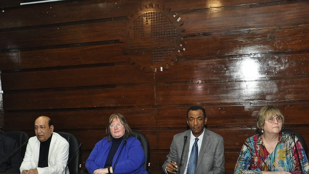 A press briefing on IPWE-2023 was held at BUET council building on Tuesday