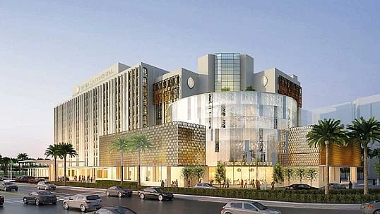 Hotel Intercontinental, where the then Indian president Ram Nath Kovind stayed 