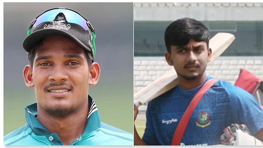 Shahadat Hossain Dipu and Mushfik Hasan