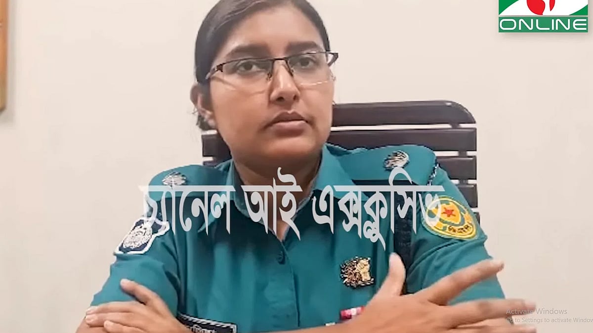 A snapshot from the interview with Channel I.