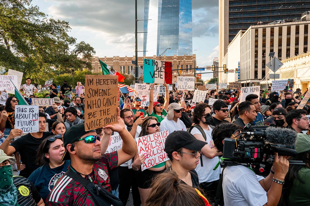 Immigration policy: Protests spread across US despite Trump threats ...