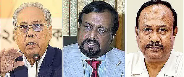 (From L-R) Anisul Islam, ABM Ruhul Amin Hawlader, Md Mujibul Haque Chunnu