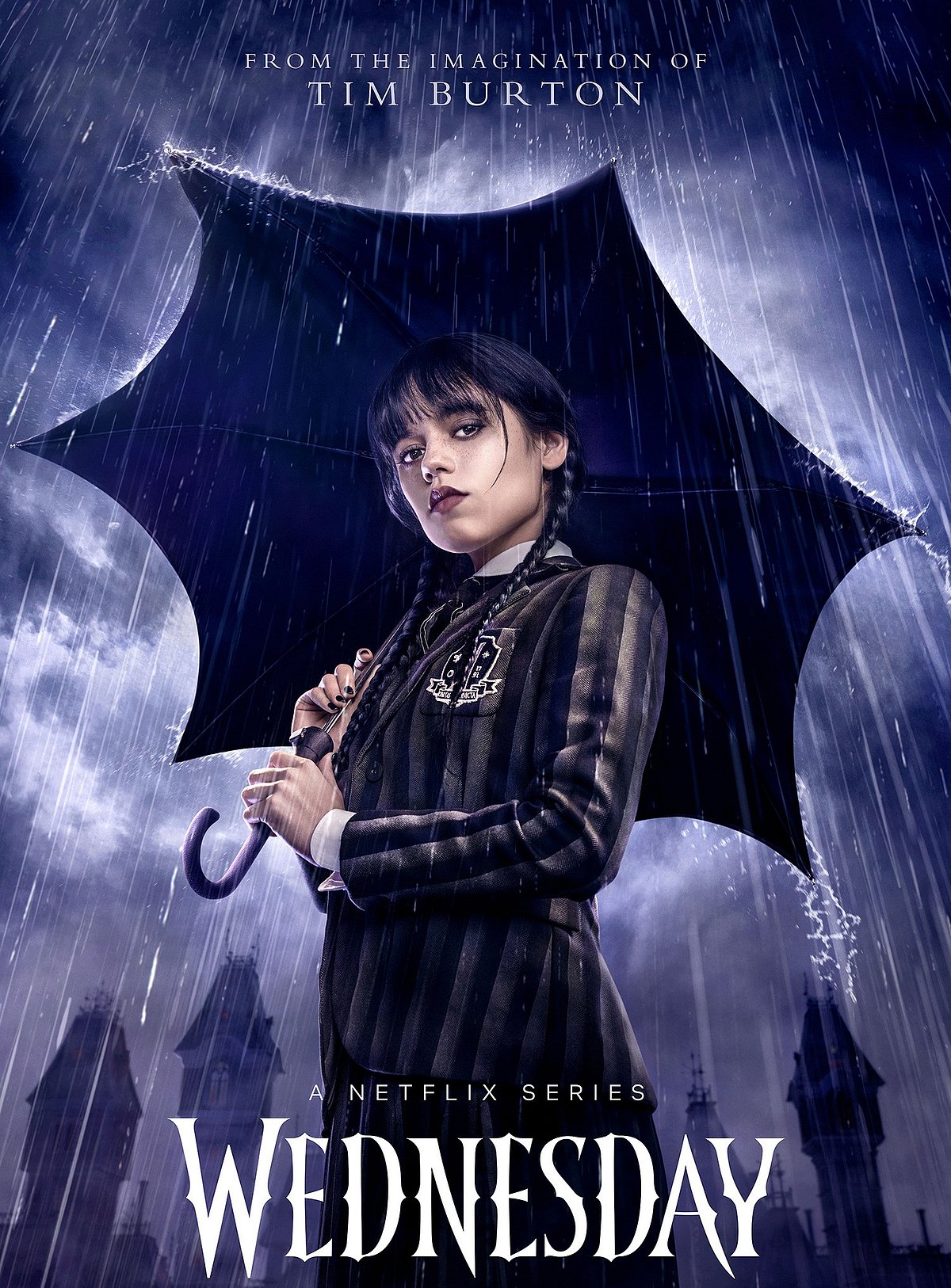 The poster of the Netflix series 'Wednesday'