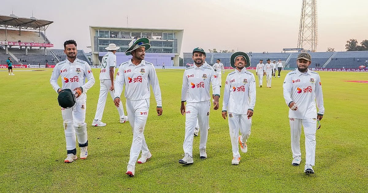 Bangladesch besiegt Irland am zweiten Tag in Sylhet mit 286 Punkten.