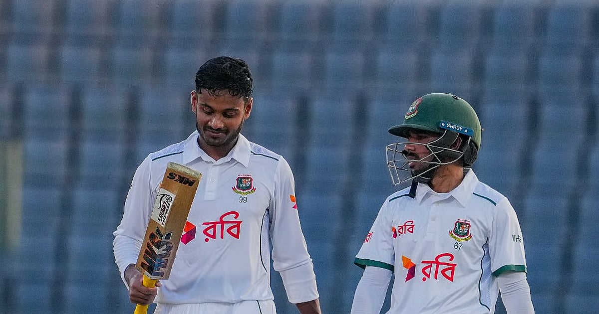 Joys Jahrhundert bringt Bangladesch fest in Führung