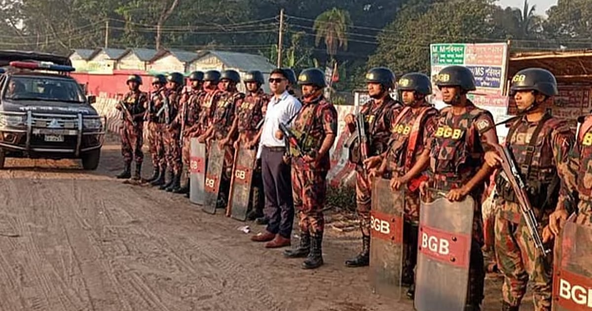 BGB in Dhaka, Gopalganj, Faridpur und Madaripur im Einsatz ...