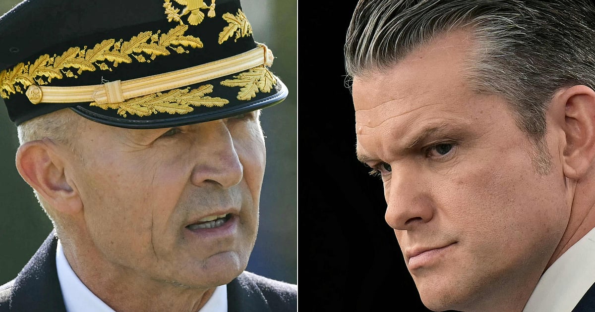 Hegseth entlässt obersten US-Armeegeneral in neuer Umstrukturierung