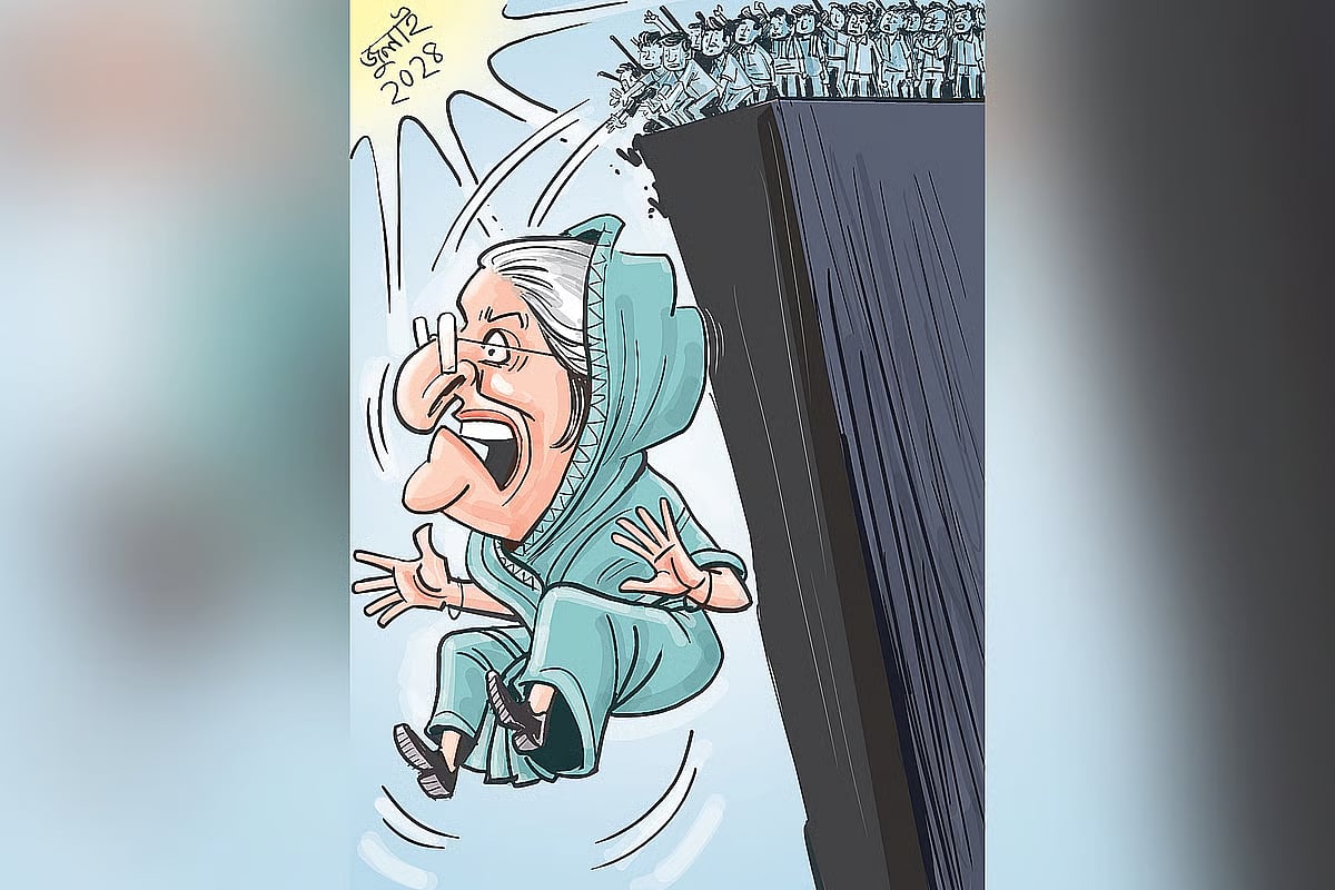 Wie Sheikh Hasina floh