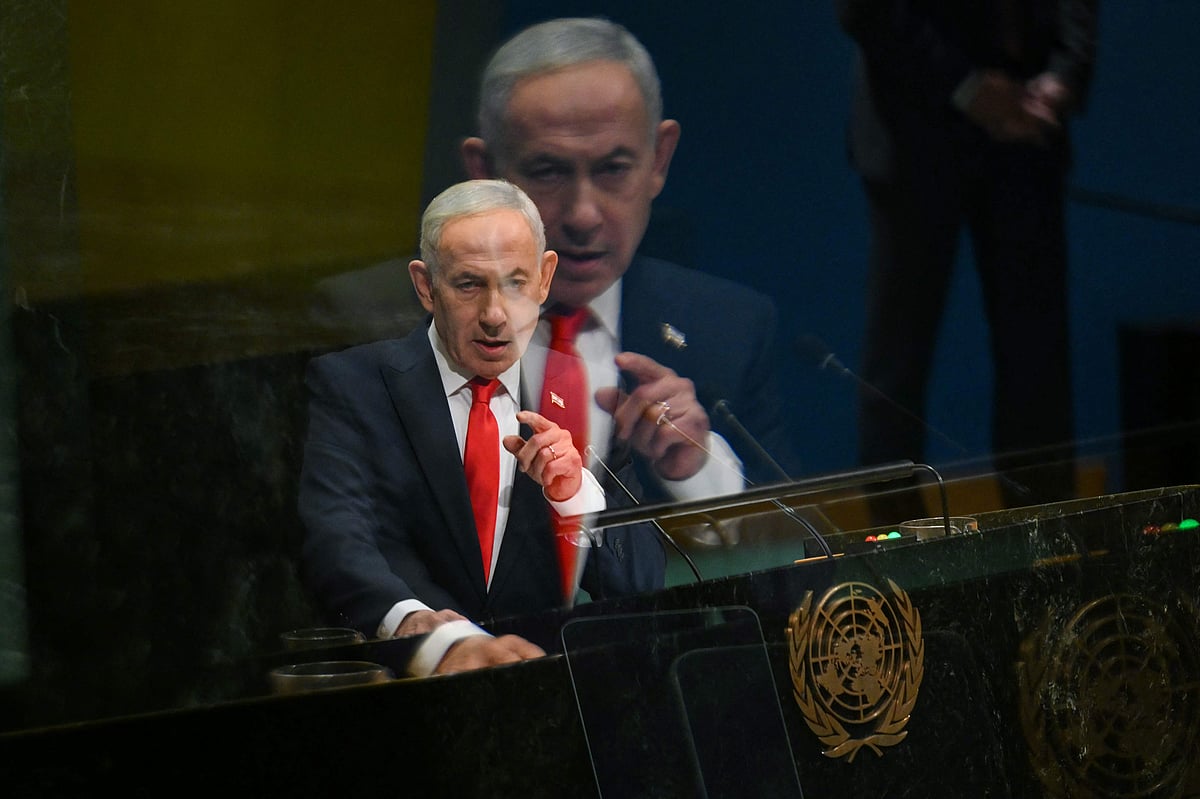 Israel's Netanyahu denounces enemies, allies in fiery UN speech - Prothom Alo English