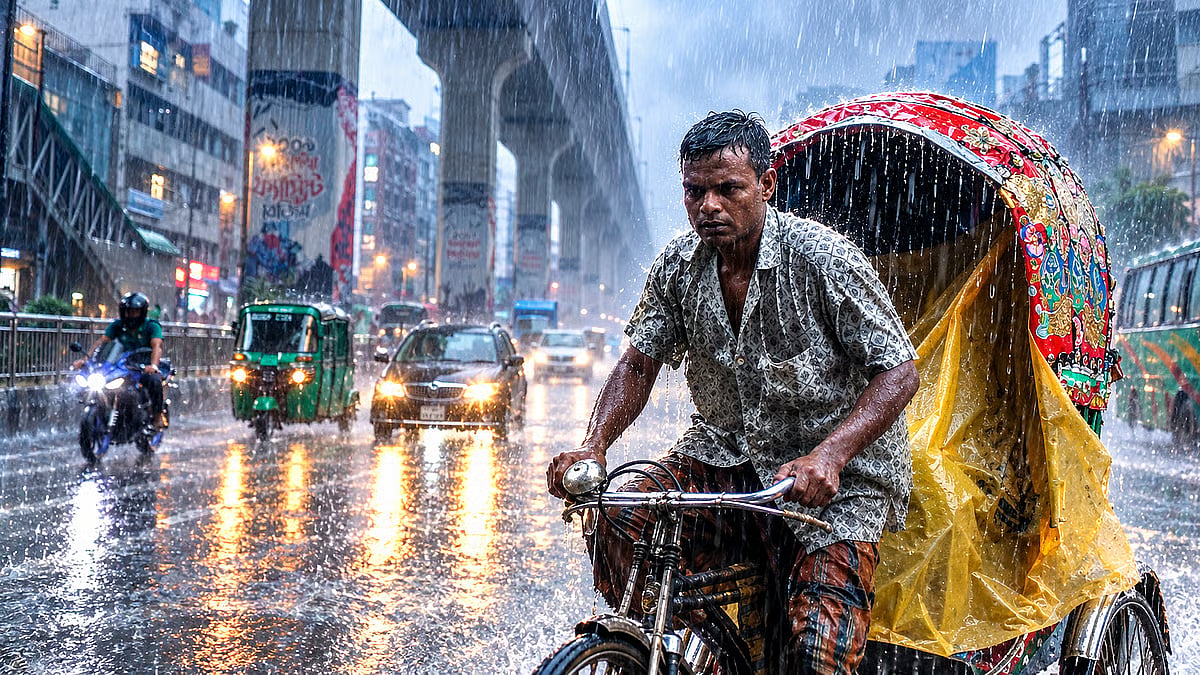 Rain in Dhaka since morning; how long will the wet weather last? - Prothom Alo English