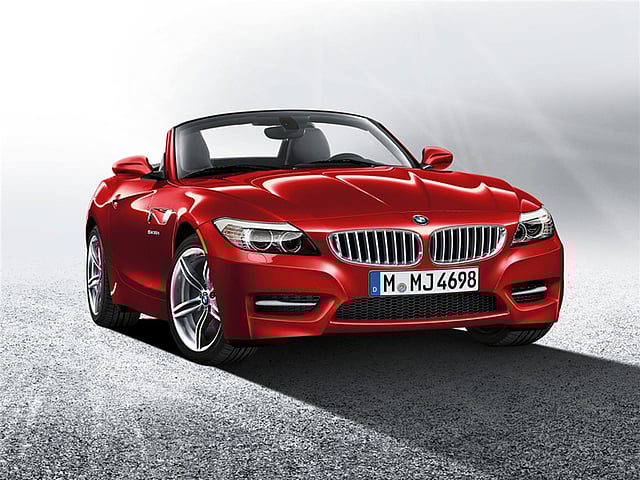 BMW is going to recall the vehicles, which include the Series 5 and the Z4 sports cars, from model years 2010 to 2012 from the US. File photo