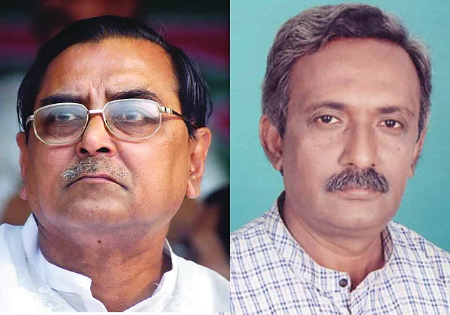 Rashed Khan Menon (L) and Fazley Hossain Badsha were elected president and general secretary respectively of the Workers Party of Bangladesh. File photo