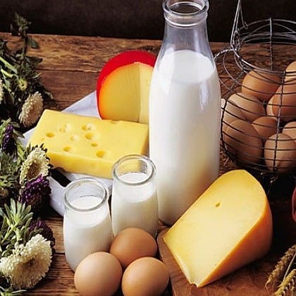 Foods high in Vitamin D. File photo