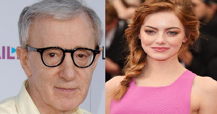 Woody Allen and Emma Stone