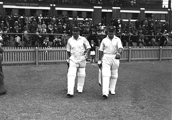 Don Bradman and Stan McCabe are first landing in the field of cricket. File photo