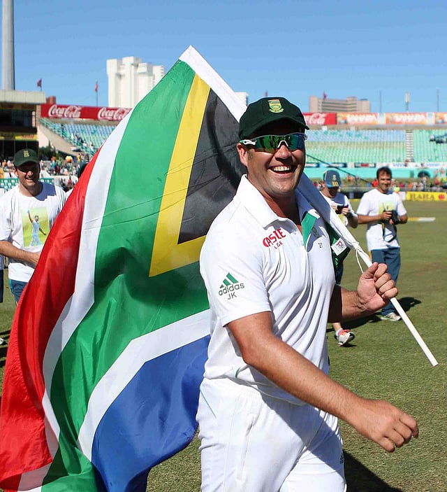 Jacques Kallis, South Africa's all-time leading Test scorer with 13,174 runs, announces his retirement from all forms of international cricket on July 30, 2014. Photo: AFP
