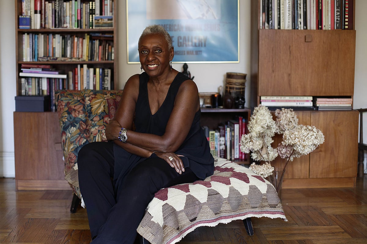 Former fashion model Bethann Hardison poses for a portrait in New York September 4, 2014 in New York. Photo: AFP