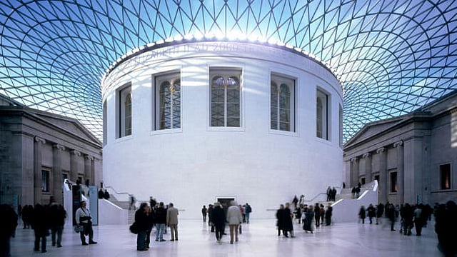 .The great court of the British museum