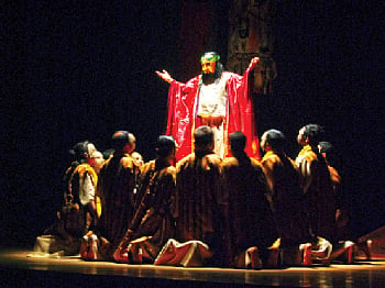 A scene from Tirjak's 'Oedipus'