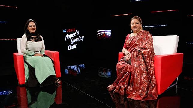 Aupee Karim with Kabari Sarwar.