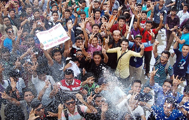 In the face of widespread student movement, the government on Monday decided to withdraw the 7.5 per cent value added tax (VAT). Photo: Focus Bangla