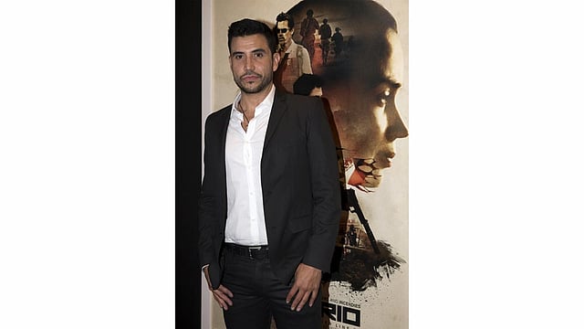 Actor Bernardo Saracino arrives at a screening of his film `Sicario` in New York, September 14, 2015. Photo: Reuters