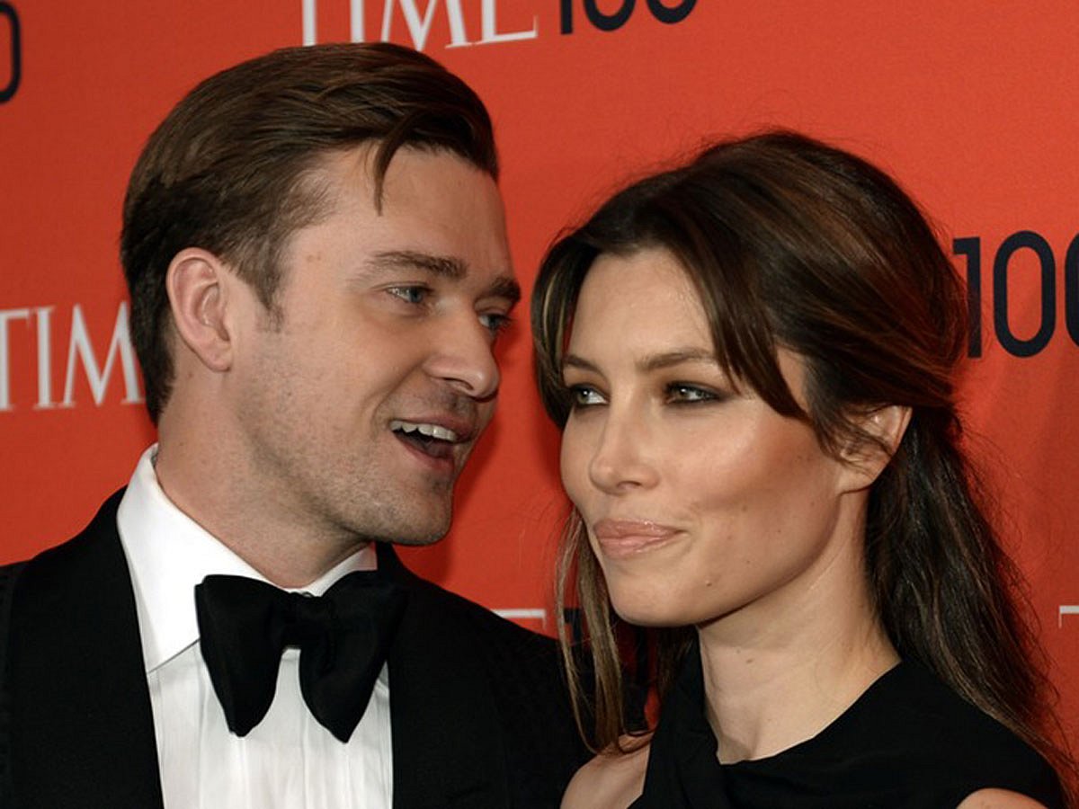 Justin Timberlake and Jessica Biel. Photo: AFP