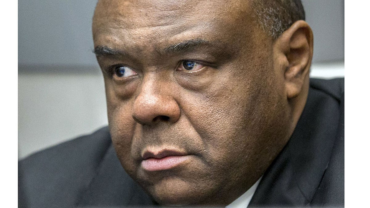 Former DRCongo leader Jean-Pierre Bemba Gombo waits in a court room of the ICC to hear the delivery of the verdict against him blamed for unbridled rapes and killings by his private army in neighbouring Central African Republic over a decade ago in The Hague. Photo: AFP