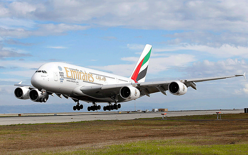 Emirates airliner