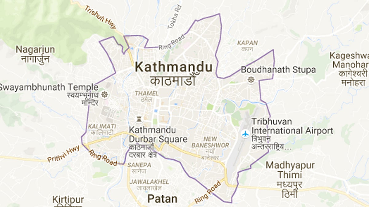 Map of Katmandu