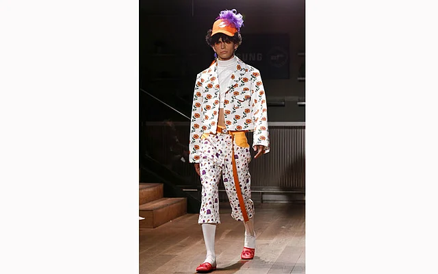 A model walks the runway at the Gypsy Sport fashion show during New York Fashion Week. Photo:AFP