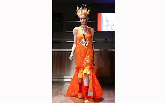 A model walks the runway at the Gypsy Sport fashion show during New York Fashion Week. Photo: AFP