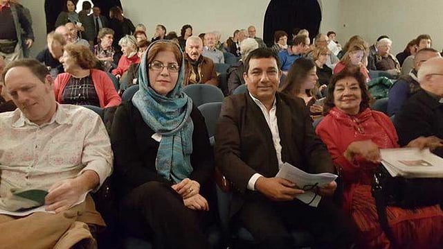 Tauquir Ahmed with guests in Italy