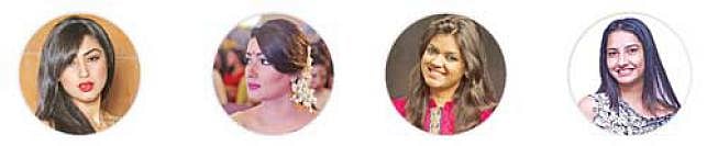 Apu Biswas, Mahiya Mahi, Nabila and Farin