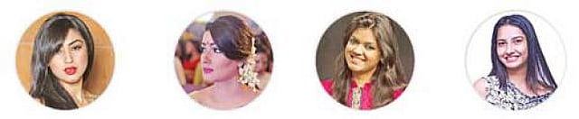 Apu Biswas, Mahiya Mahi, Nabila and Farin