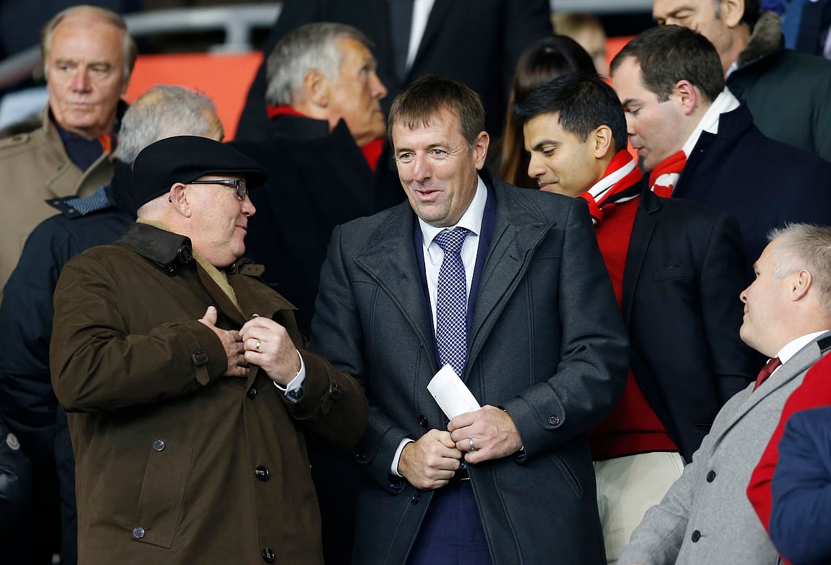 Former Southampton player Matt Le Tissier in the stands. Photo: Reuters