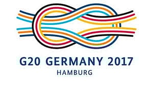 Logo of G20 Think Tank Summit to be held in Berlin, Germany.