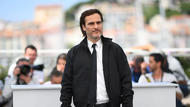 US actor Joaquin Phoenix poses on 27 May, 2017 during a photocall for the film `You Were Never Really Here` at the 70th edition of the Cannes Film Festival in Cannes, southern France. Photo: AFP