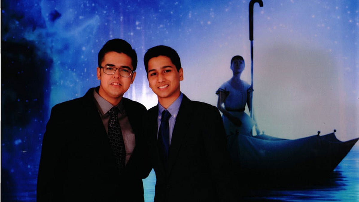 Abinta kabir, the writer and Tarishi Jain. Photo: collected