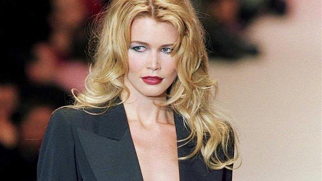 German-born supermodel Claudia Schiffer. Photo: AFP