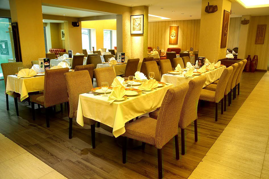 Fine dining restaurant interiors of Khazana Restaurant. Photo: Prrothom Alo