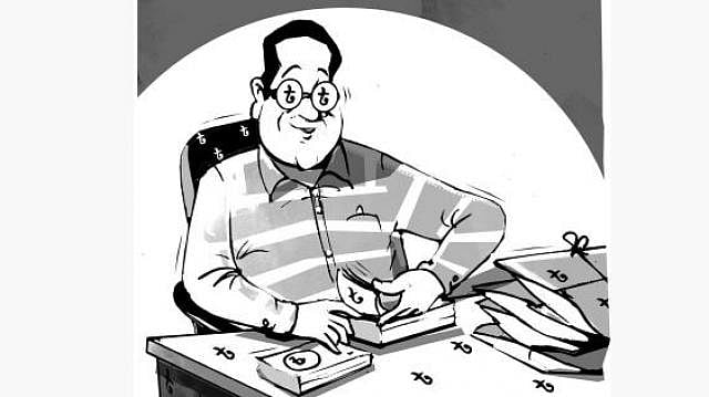 Ill-gotten money. Illustration: Prothom Alo