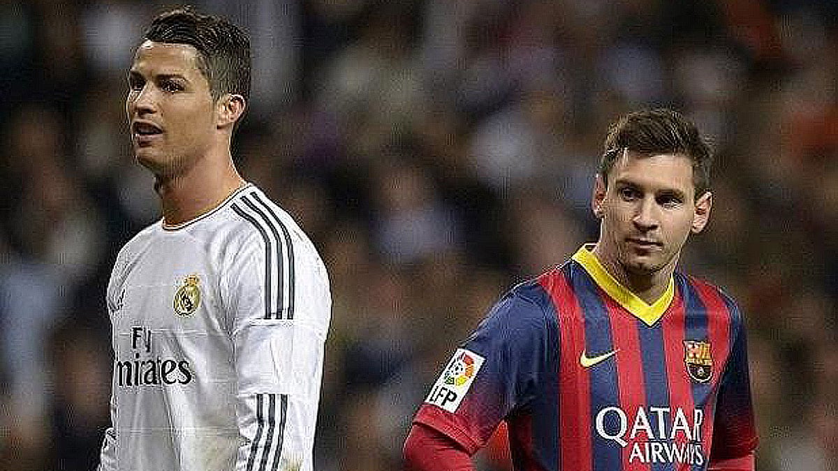 Cristiano Ronaldo and Lionel Messi. Photo: AFP