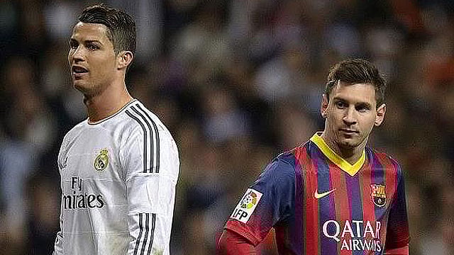 Cristiano Ronaldo and Lionel Messi. Photo: AFP