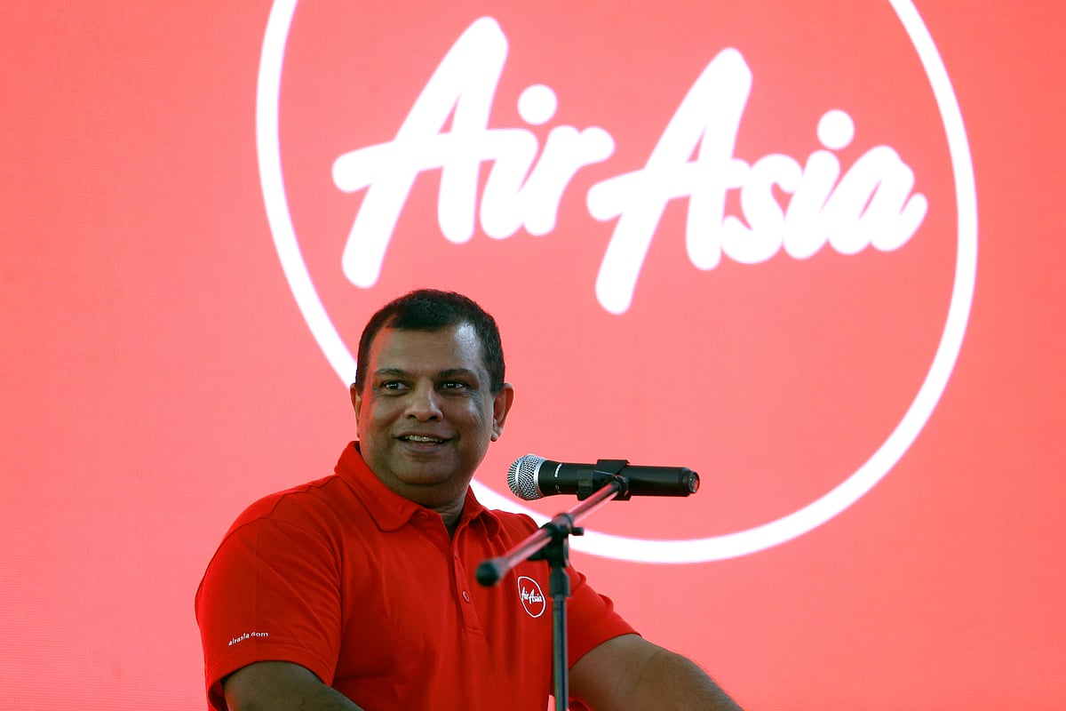 AirAsia Group CEO Tony Fernandes speaks during a news conference at AirAsia headquarters in Sepang, Malaysia on 13  December 2017. Photo: Reuters
