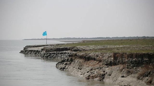 View of the Bhashan Char, previously known as Thengar Char island in the Bay of Bengal, Bangladesh on 14 February 2018. Photo: Reuters