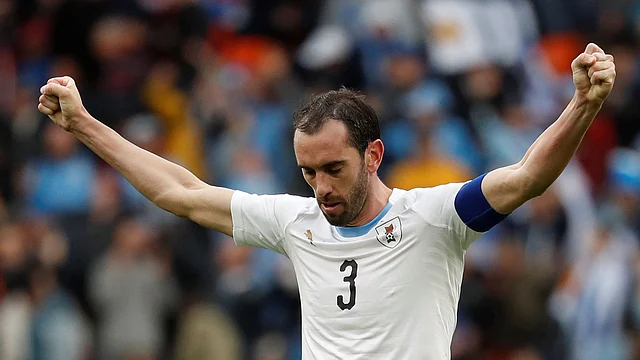 Uruguay`s Diego Godin