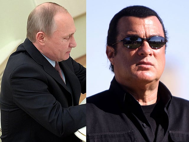 Vladimir Putin, Steven Seagal
